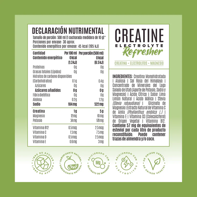 CREATINE ELECTROLYTE REFRESHER 300G