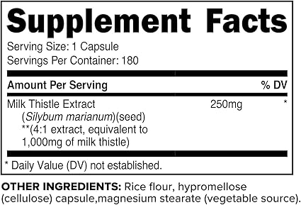 PRIMAFORCE MILK THISTLE 1000 MG