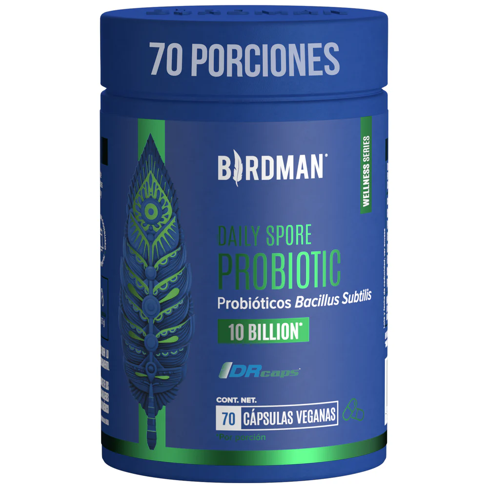 DAILY SPORE PROBIOTIC - PROBIÓTICOS CON 10 BILLONES DE UFC - 70 CÁPSULAS 