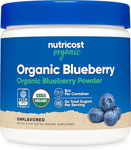 NUTRICOST ORGANIC BLUEBERRY 227 G